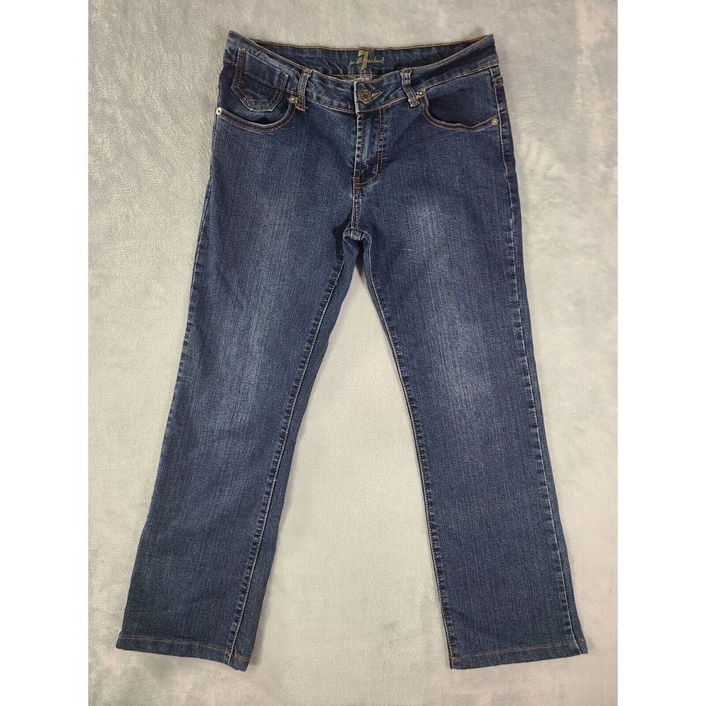 7 For All Mankind Jeans Womens 30x26 Blue Denim